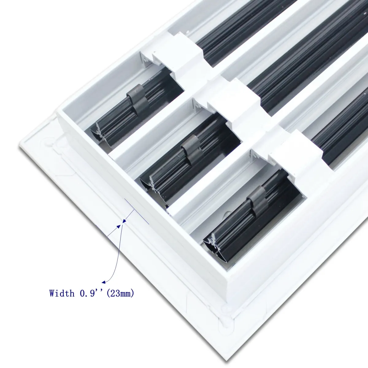 14X6'' Modern Design HVAC Systems Linear Air Vent with 3 Slots Register and Grille Contemporary Ventilation Product - Image 3
