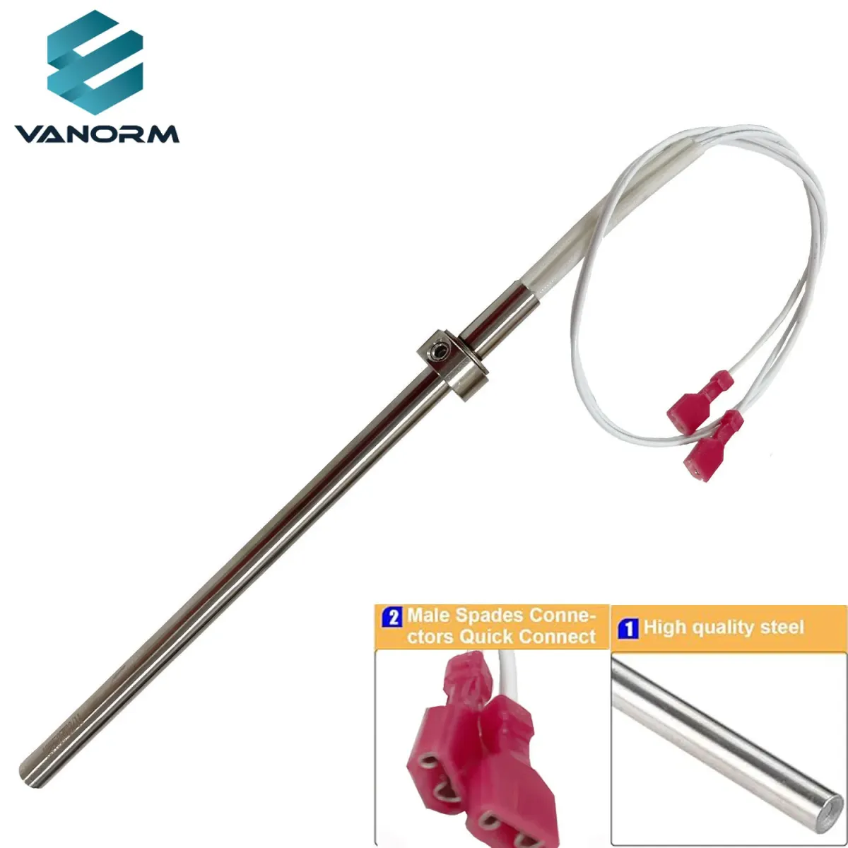 Replacement 525W Stainless Steel Pellet Stove Igniter for Englander Models 10-CPM & 25-PUF 120V Motor Core Replaces Part PU-CH6 - Imagine 2