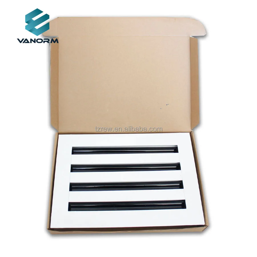 12x8 Modern AC Vent Cover - Decorative White Air Vent - Standard Linear Slot Diffuser for Ceiling, Walls & Floors - Image 5