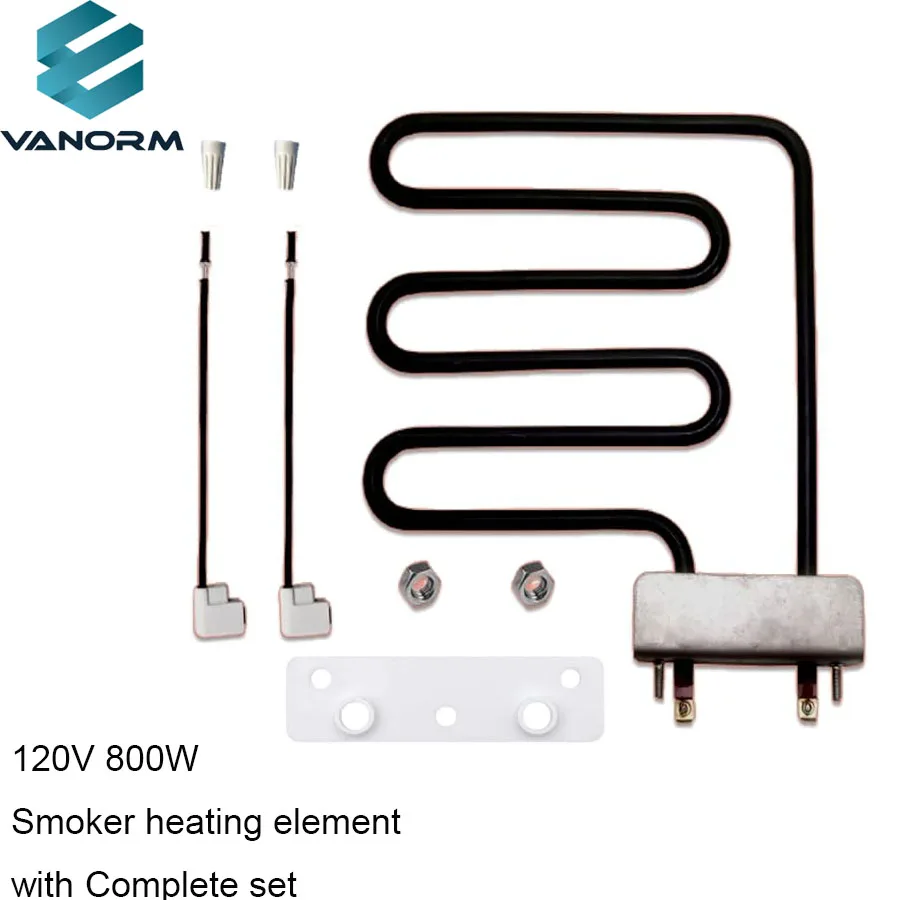 800 W Replacement Electric Smoker Heating Element Kit 120V Electric Smoker Equipment - Image 5