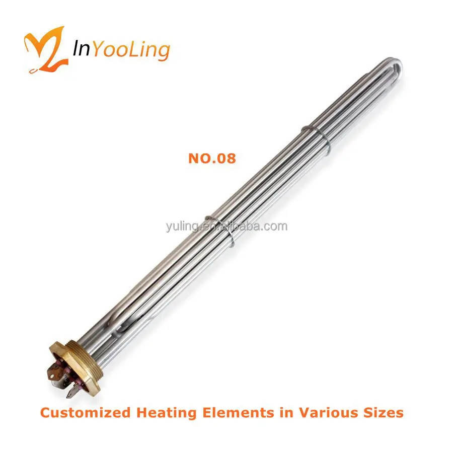 Customizable Immersion Heater Stainless Steel Boiling Water Heating Tube in Various Voltages 9V 12V 36V 48V 120V 220V 240V - Slika 3