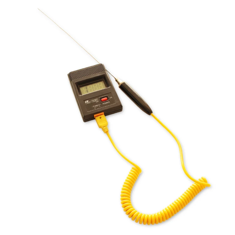 Armored Small Handle K-type Handheld Armored Thermocouple WRNK-184 Temperature Sensor Probe - 图片 3