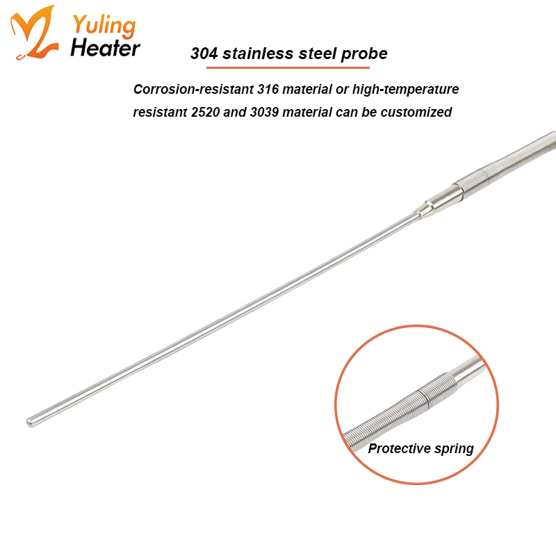 Automatic Armored Thermocouple Temperature Sensor Probe WRNK-191/K Type 100171 Graduation T Platinum/E - 画像 5