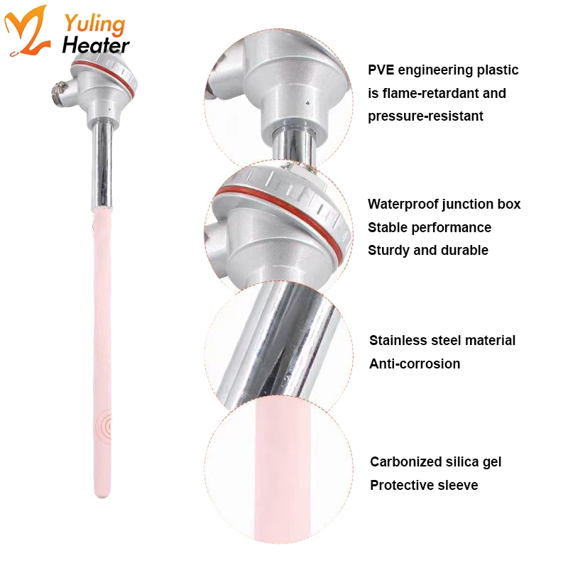 K-type Thermoelectric WRN122 Corundum Ceramic 132 Muffle Furnace Brick Kiln High-temperature 1300 Degree Temperature Sensor - Imagem 2
