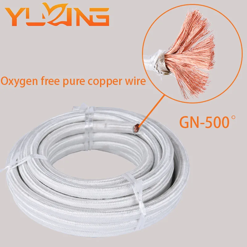 High-temperature Resistant Mica Insulated Glass Fiber Braided Sheathed Pure Nickel Electromagnetic Heating Cable - Imagen 3
