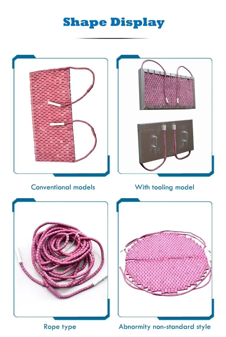 Support OEM Customized SCD Rope-type Ceramic Heaters, Including Flexible Ceramic Heating Pads and Crawler-type Heating Elements - Image 5