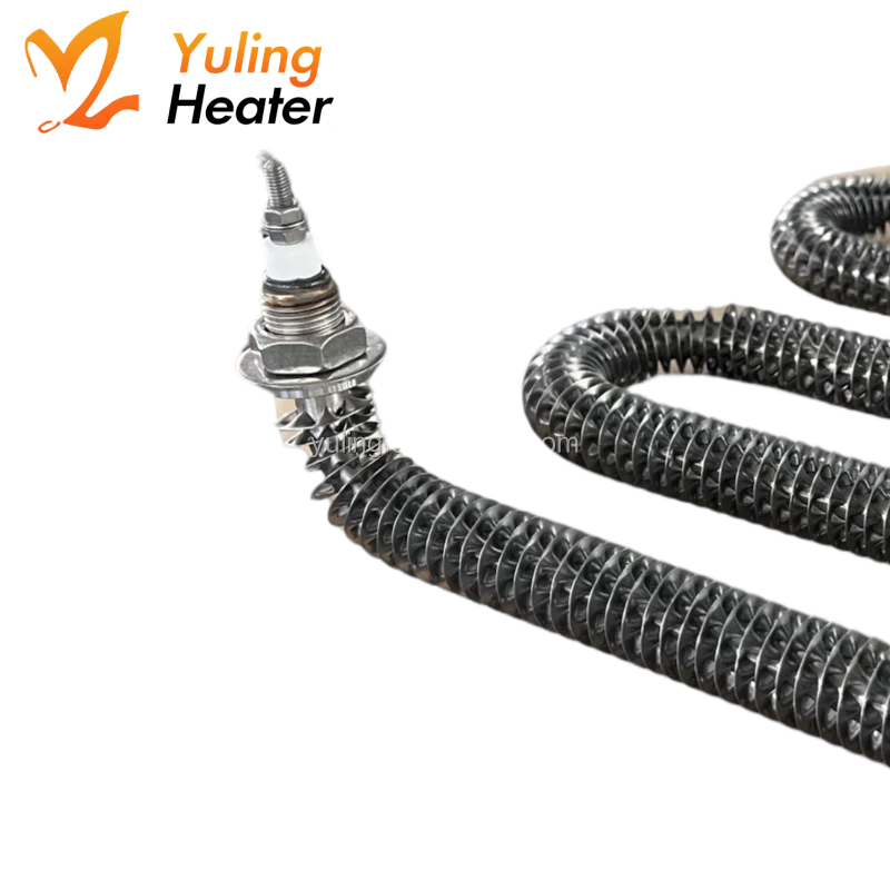 220V Industrial U-W Type Stainless Steel Finned Tube Electric Heating Tube air Heater - Image 2
