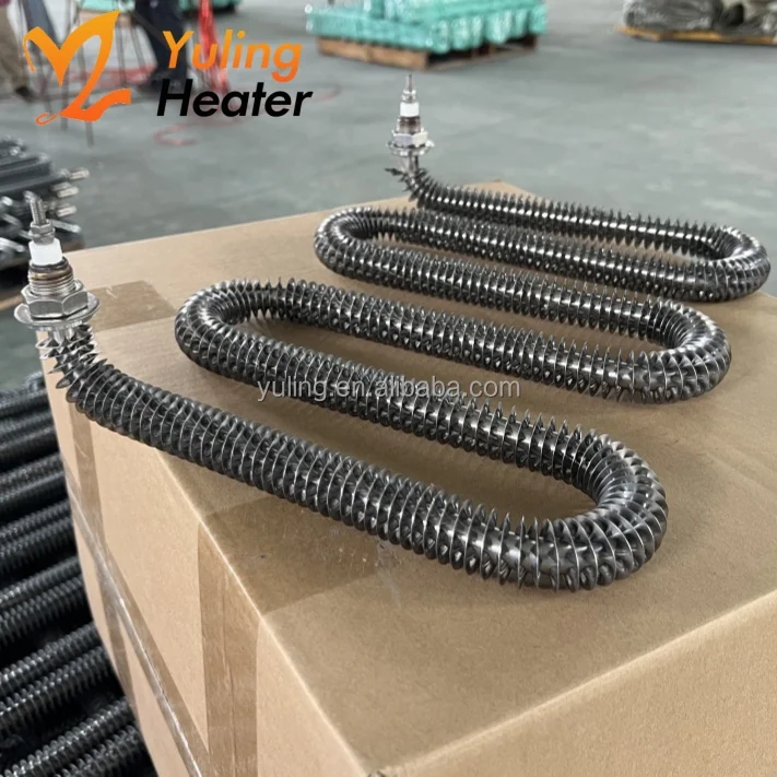 220V Industrial U-W Type Stainless Steel Finned Tube Electric Heating Tube air Heater - Image 3