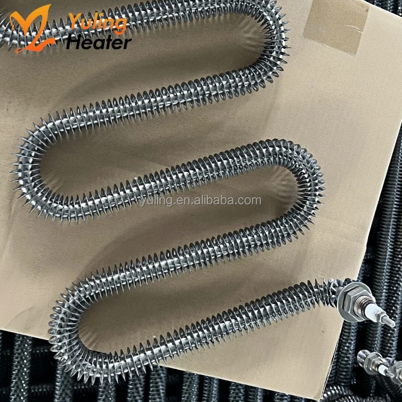 220V Industrial U-W Type Stainless Steel Finned Tube Electric Heating Tube air Heater - Image 4
