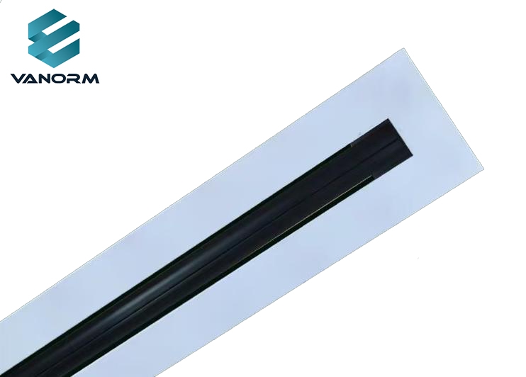 VANORM Elegant 24'' 1-Slot Neck Linear Air Vent Cover Minimalist Design Registers Grilles for Office Floor Air Conditioning - Image 3