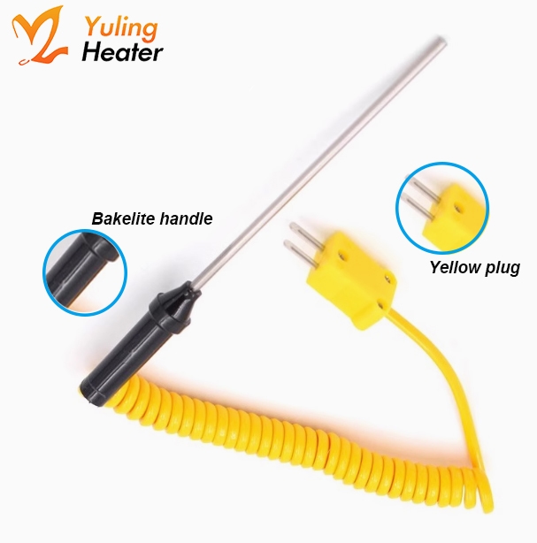 WRNK-187/104M Thermocouple Large Handle Handheld Thermocouple High-temperature Furnace Probe Temperature Measurement Rod - Image 4