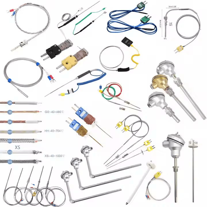 K-type Armored Thermocouple WRNK-191 Flexible Pt100 Thermal Resistance Temperature Sensor Probe - Image 5