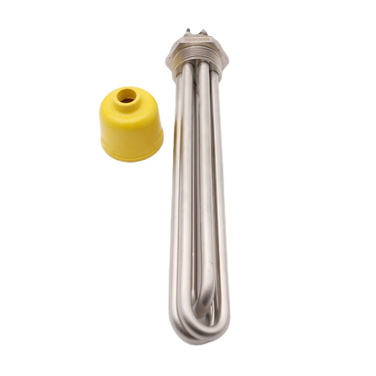 Customized DC 12V Flange Immersion Heater Alloy Heating Element with Resistance Wire for Water Heater - 图片 2