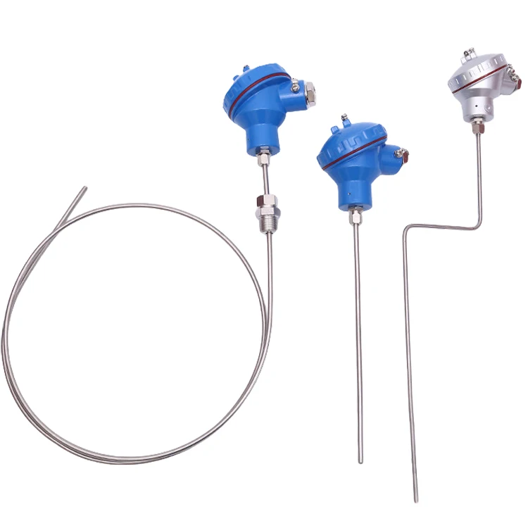 0-1300c Flexible Bendable Sheath WRNK-191 131 291 K Type Thermocouple 0-1200c Armored Mineral Insulated Thermocouple 5*300mm