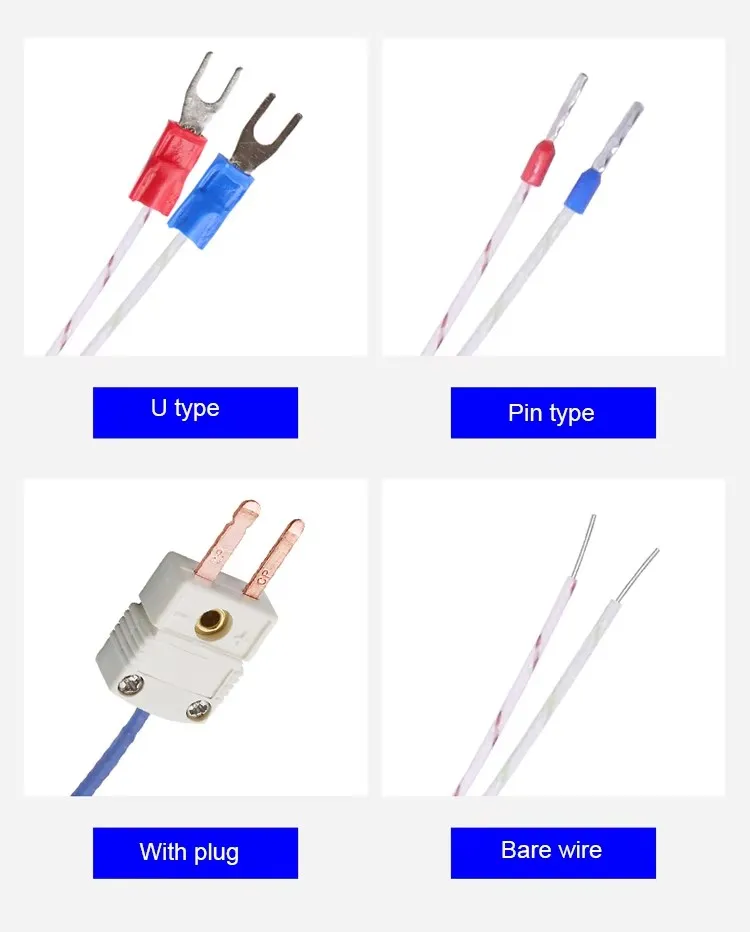 1800c Flexible Soft Ceramic Tube Beads High Temperature Sensor S R B Type Platinum Rhodium Thermocouple Sensor - Image 6