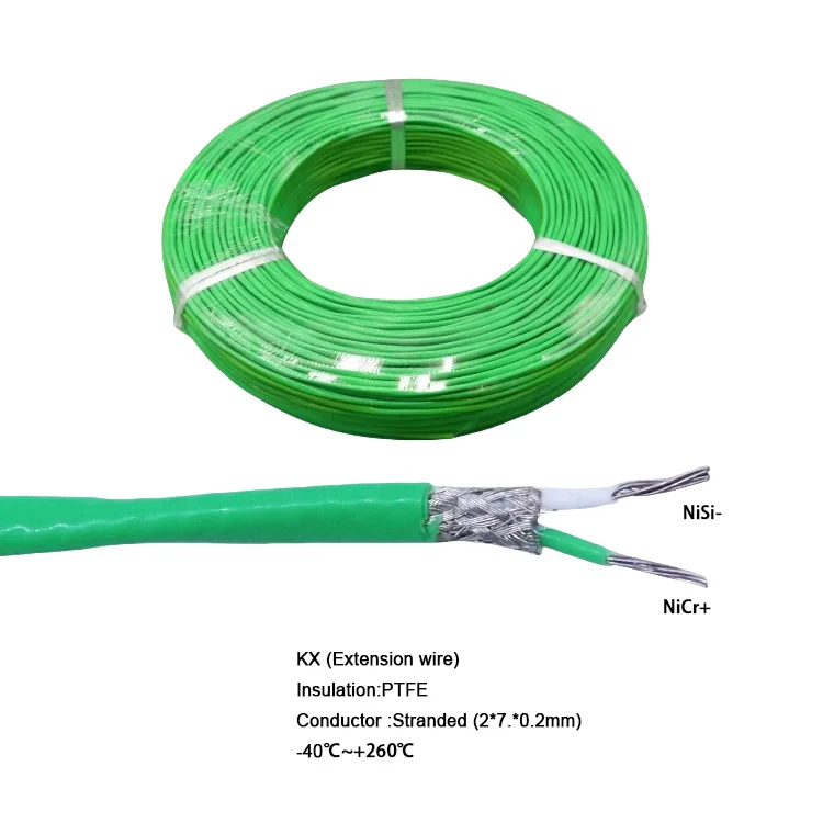 OEM PVC/Silicone/FEP/Stainless Steel/Fiberglass Insulation K /J/E/T/N Type Thermocouple Wire Compensation Cable Extension Wire - Image 3