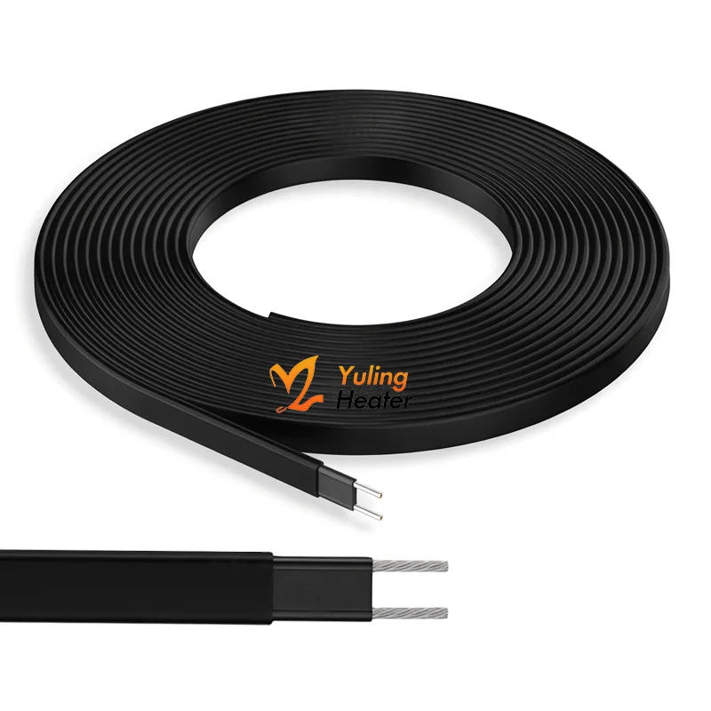 Flame Retardant 8MM Self-limiting Electric Heating Cable Solar Pipeline Antifreeze Self-Regulating Heat Trace Cable