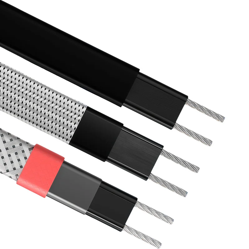 Flame Retardant 8MM Self-limiting Electric Heating Cable Solar Pipeline Antifreeze Self-Regulating Heat Trace Cable - Image 3
