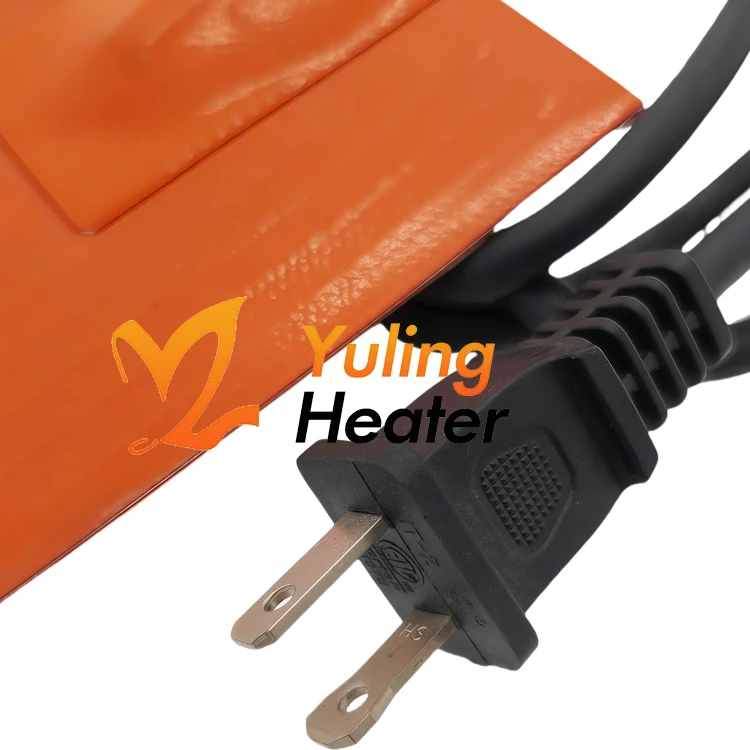 4x5" Silicone Car Heating Pad Engine Oil Heater Pad Self-Adhesive Oil Pan Engine Block Heating Element with Thermal Protector - Image 2