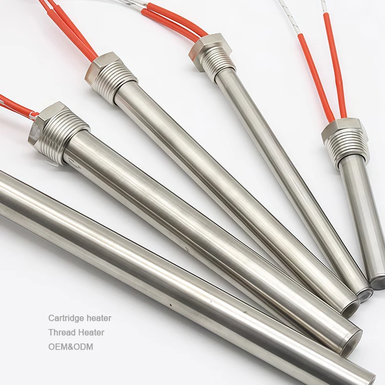 220v 250w G1/2 Electric Finger Heater Thread Cartridge Heater Heating Element Single Head Heating Rod for Mould Packing Machine - Image 2