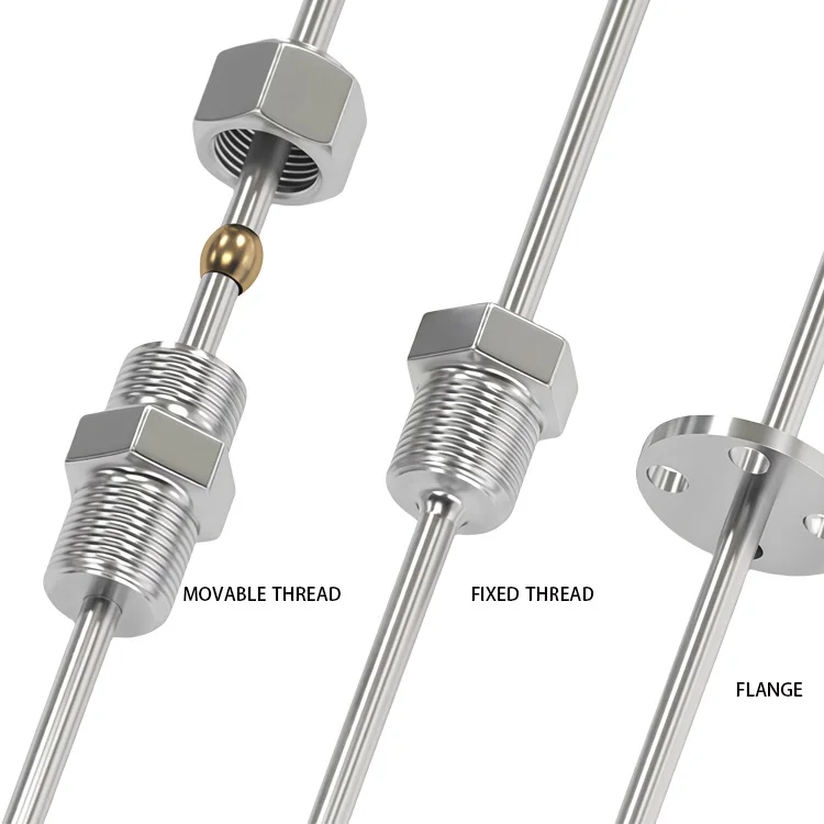 OEM Flexible Type k Thermocouple Sheathed Mineral Insulated Armored Thermocouple K Type with Lead Wire Temperature Sensor J/T/E - Изображение 4