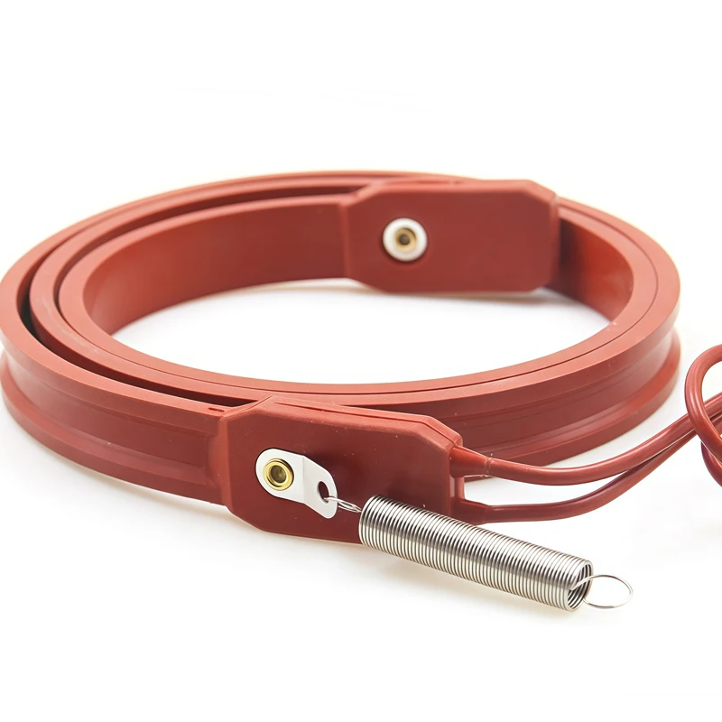 220V Flexible Silicone Rubber Crankcase Belt Heating Element Heating Cable Drain Pipe Heater for Air Conditioning Compressor - Image 2