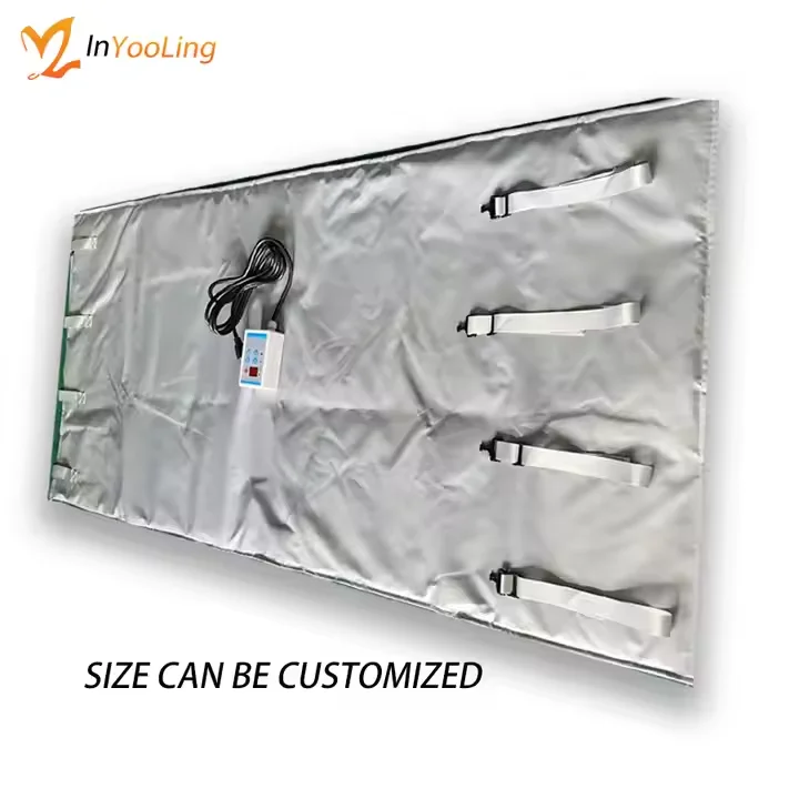 OEM 1.8KW Electric 200L Container IBC Tank Heating Jacket Heater with Digital Display Thermostat Oil Drum Heater Heating Element - Image 6