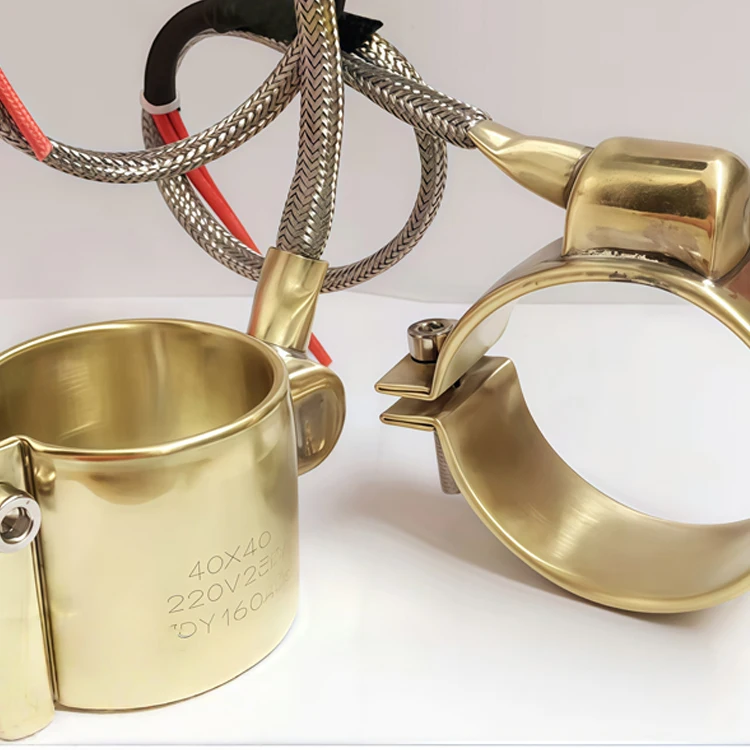 40*30mm 40*40mm Fully Enclosed Copper Brass Band Heater Copper Barrel Heater Heating Element for Injection Molding Machine