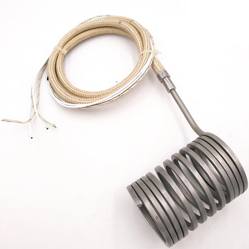 220V 380V Electric Hot Runner Spiral Coil Band Heater With K J Thermocouple 3x3mm 4.2x2.2mm Cross-section - Image 5