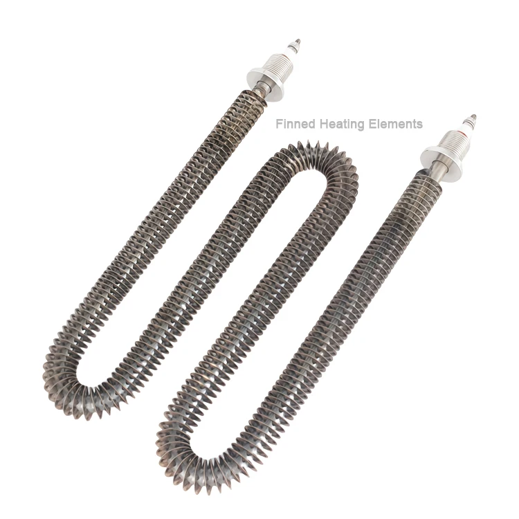 304 316 Finned Tubular Heater Air Dry Heating Pipe 220V for Load Bank Oven Dryer Heating Element Parts Straight Type - Image 4