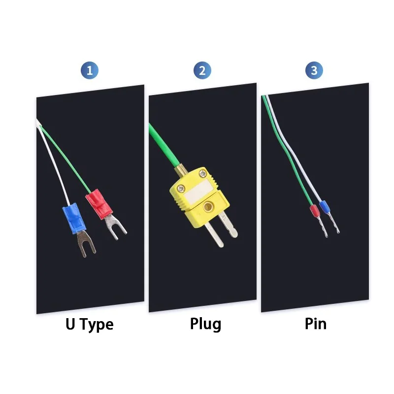 260C SS304 Forseglet Fast Gevind Skrue Termoelement K Type Termoelement G1/4 Vandtæt temperatursensor - Billede 3