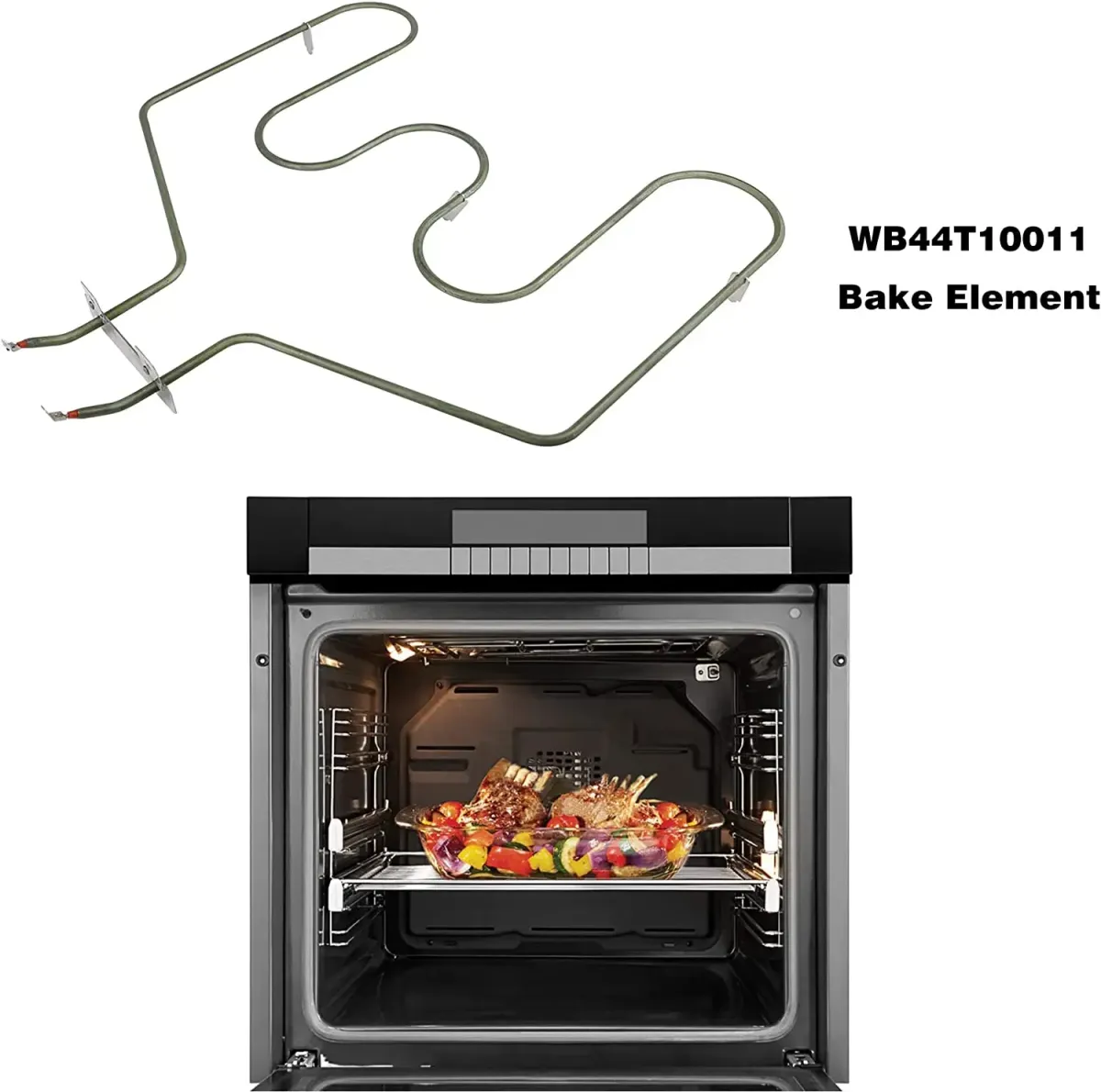 WB44K10005 Oven Bake Element Oven Heating Elements Compatible for GE Hotpoint Kenmore Heating Element for Oven - ภาพ 5