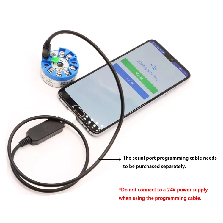 OEM 4-20MA RTD Transmitter Universal Input Analog Temperature Transmitter with Circular Mount B/R/S/K/J Thermocouple Tranismtter - Image 6