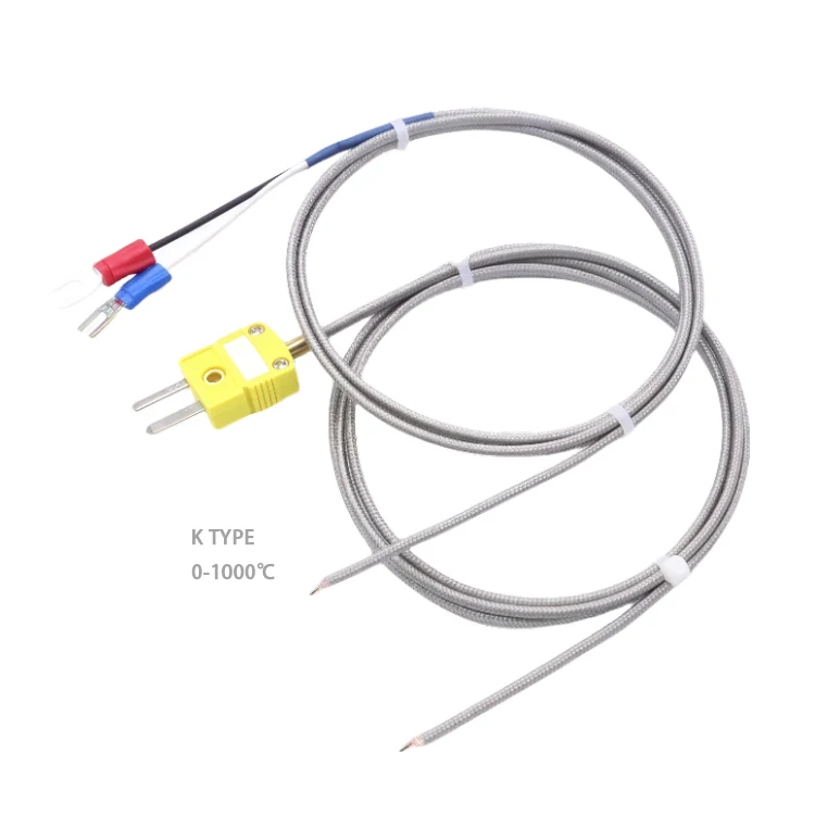 OEM Flexible K-type Thermocouple Surface Mount Temperature Sensor Thin Film Probe 1000 Degree T-type Thermocouple Wire and Cable - Изображение 3