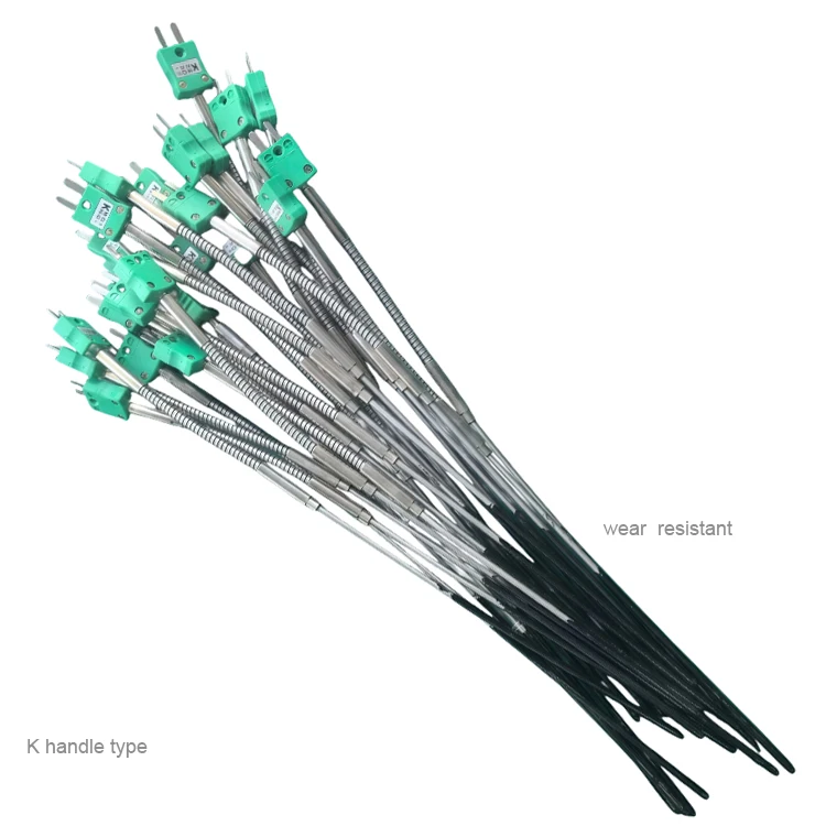 1300℃ Soft K Type Thermocouple 1.5MM 3mm INCONEL600 Bendable Sheath Superalloy Temperature Sensor Probe PT100 Rtd WRNK-191 - Image 5