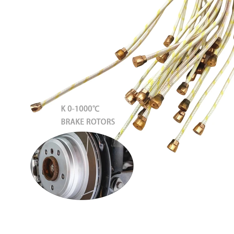 0.5m M4 Brake DiscThermocouple K-type High Temperature Sensor Copper Head Probe Temperature Measurement