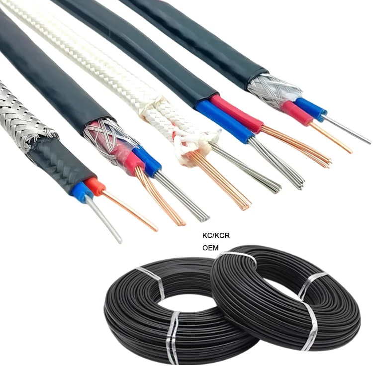 HH/GG/TT-K/J/T-30-SLE K/J/T PTFE Insulated Thermocouple Compensation Wire Fiberglass Extension Cable K Type Thermocouple - Image 2
