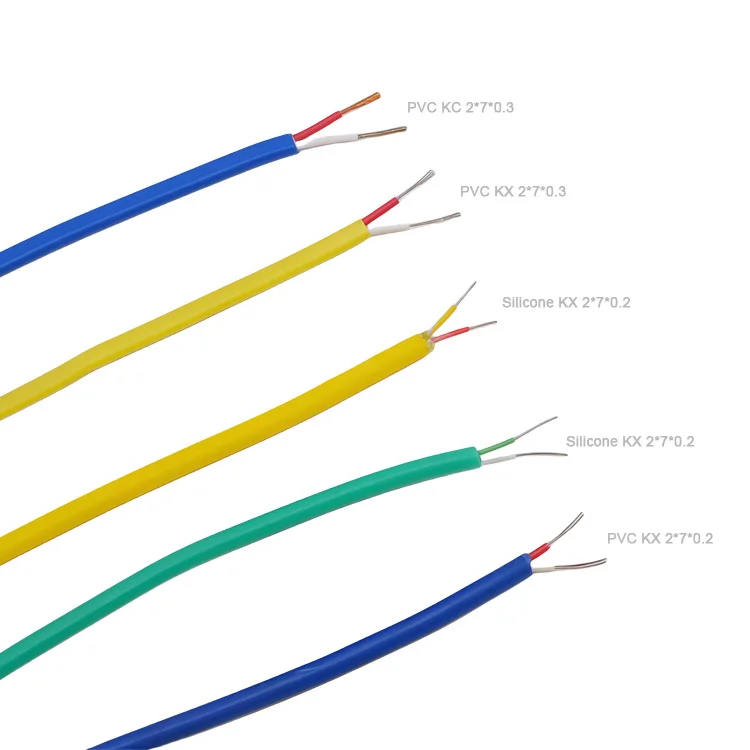HH/GG/TT-K/J/T-30-SLE K/J/T PTFE Insulated Thermocouple Compensation Wire Fiberglass Extension Cable K Type Thermocouple - Image 3
