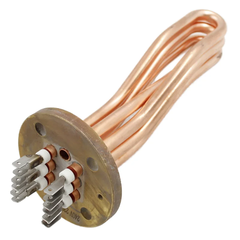 OEM Factory 220V 1650W Electric Copper Heating Rod 240V 3300W 4500W Coffee Machine Boiler Water Heater Element