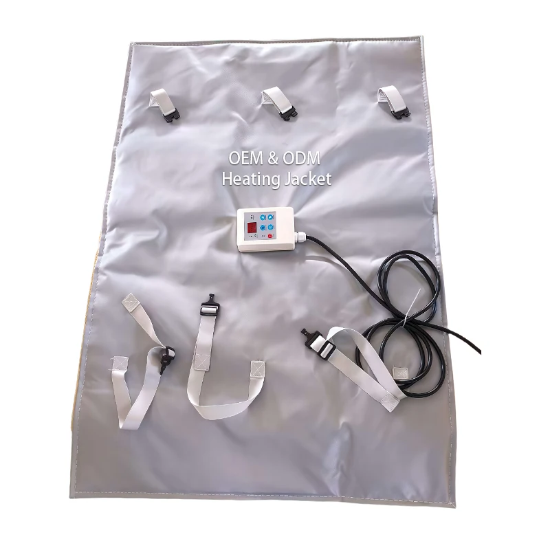 200L Adjustable Temperature Silicone Rubber IBC Heater Jacket for Oil Drums New Electric Flexible Heater - Image 3