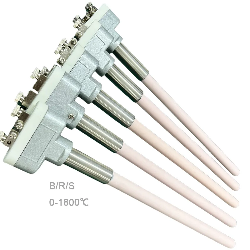 0-1800 High Temperature Platinum Thermocouple Temperature Sensor B/S/R/K for Furnace Heating - 画像 3