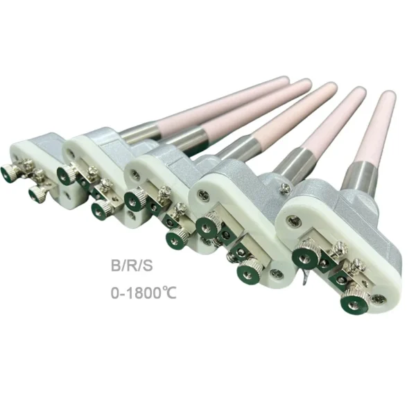 R Type Platinum-rhodium Thermocouple 0-1800 Spend Corundum Tube Thermocouple Temperature Sensor B/S/K for Furnace Heating