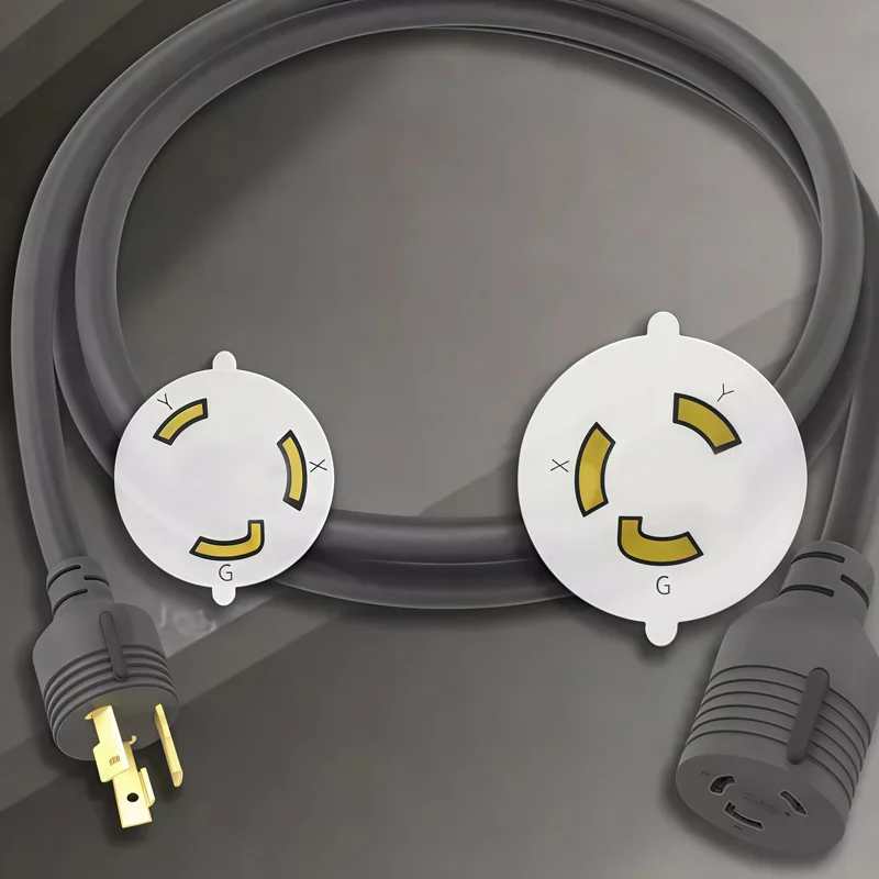Plug Adapter Extension Power Cord Connector Heavy Duty Cord for Generators 250V 30A L6-30P to L14-30R - Image 6