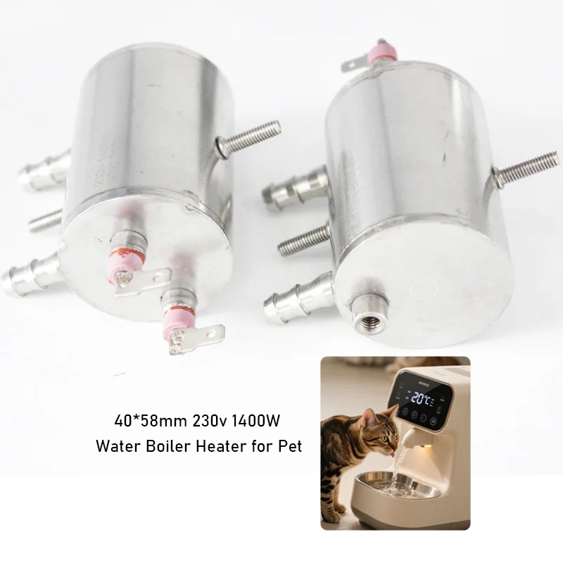 304 Stainless Steel Hot Water Boiler Heater 230V Steam Heating Element for Pet Water Dispensers with Core Heating Wire