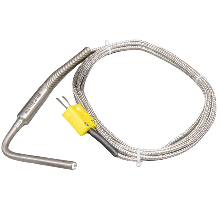 K Type Thermocouple 0-1150 Degree EGT Probe Exhaust Gas Temperature Sensor Egt Sensor for Engines With Exposed Tip & Connector