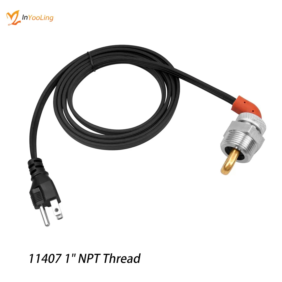1" Adaptateur SUS à filetage NPT 120 Volts 400 Chauffe-bloc moteur en watts