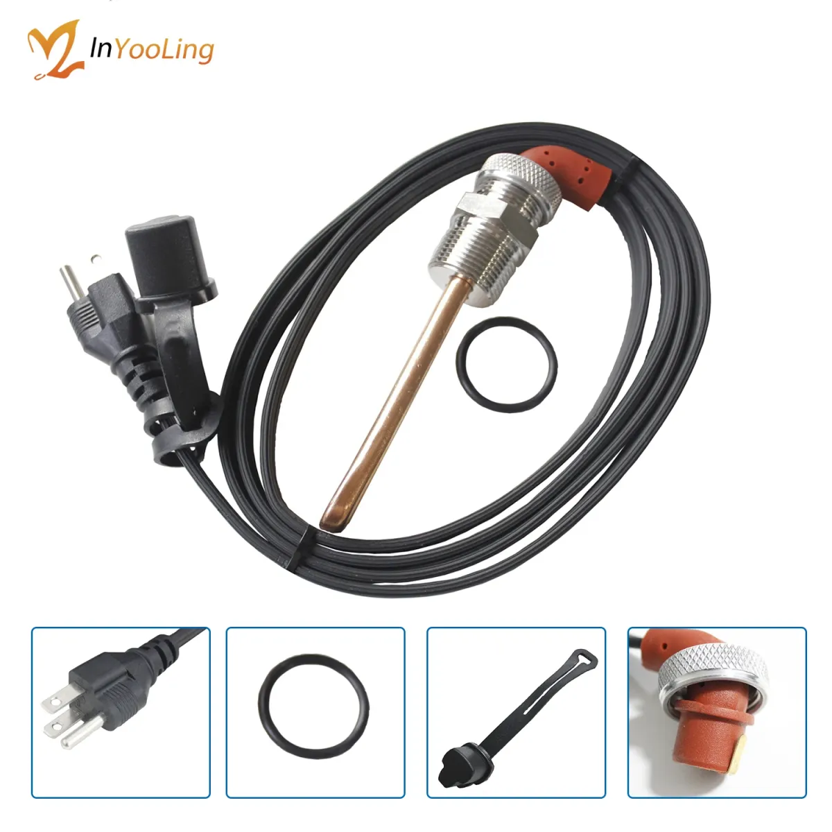 27mm Thread With Cord 120 volti 1000 Watt 3500069 Potopni grelec motorja - Image 3