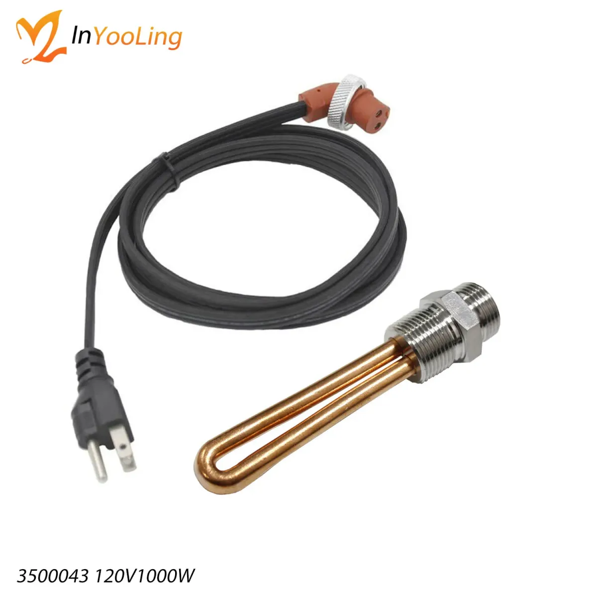 3/4" NPT Thread with Cord 120 ボルト 3500043 Engine Block Immersion Heater