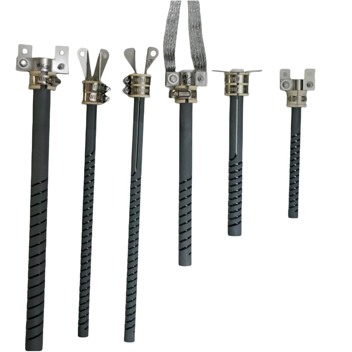 1625C Single Double Sprial Furnace Oven Silicon Carbide Electric Heating Rods - Image 2