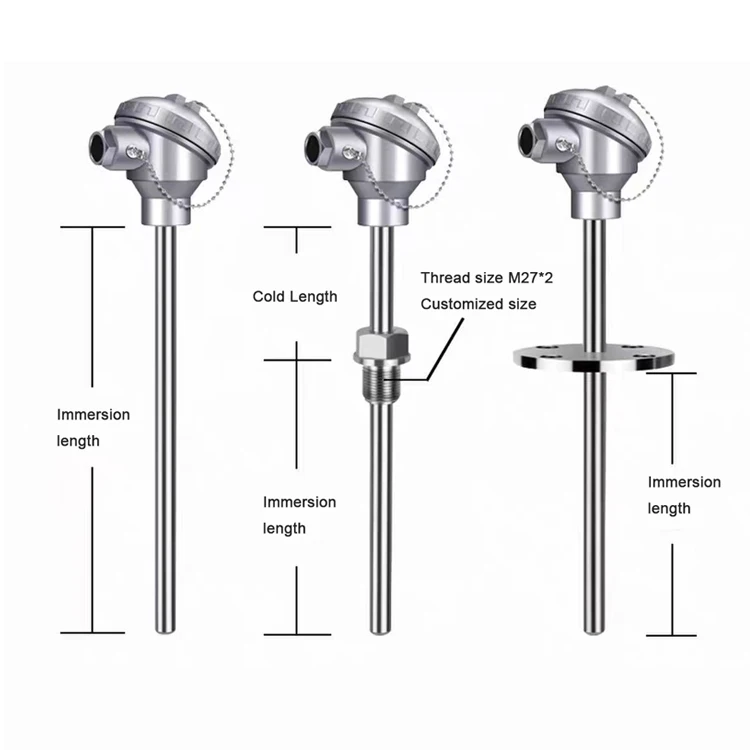 OEM 0-1800 Degree S/R/B Platinum Rhodium Thermocouple Type Ceramic Kiln K Thermocouple With Ceramic Tube for Furnace Klin - 영상 4